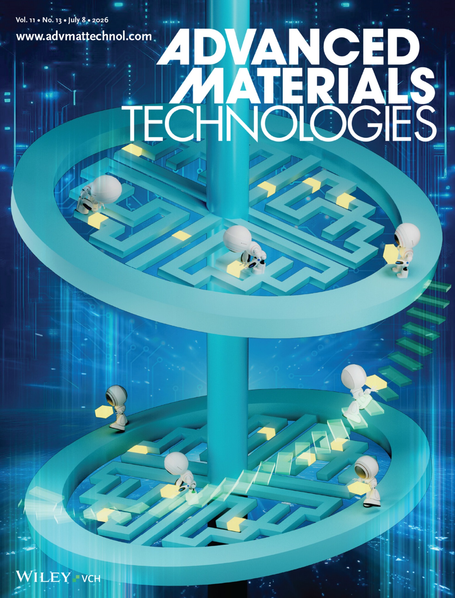 Advanced Materials Technologies cover image associated with the weakly coupled resonator design work.